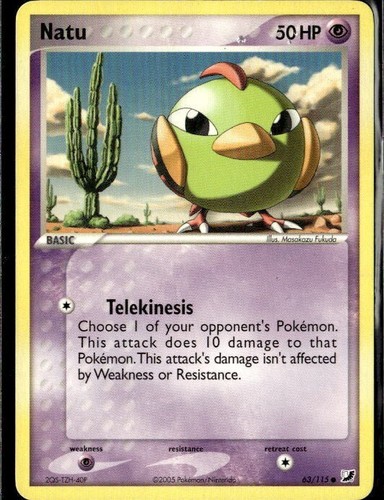 2005 EX Unseen Forces 63/115 Natu - Picture 1 of 2