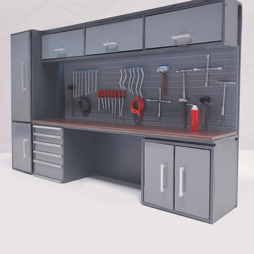 1/18 Garagenmodell Kombitool NEU Schrank Advanced Set Vitrinenszene Modell - Bild 11 von 24