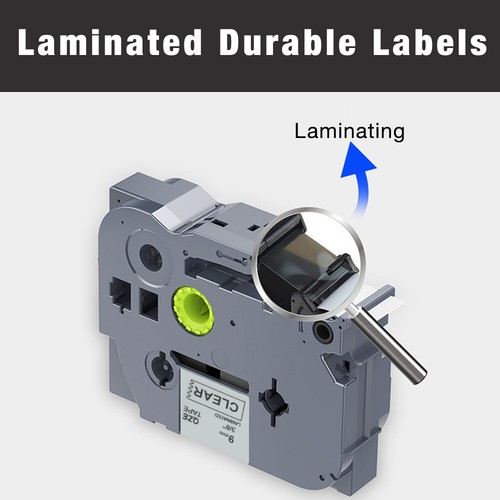 5 Pack Laminated Label Tape Compatible for Brother P-Touch Printer TZ TZe 6-36mm - Picture 154 of 786
