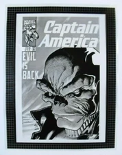 Original Production Art CAPTAIN AMERICA #14 cover, ANDY KUBERT art