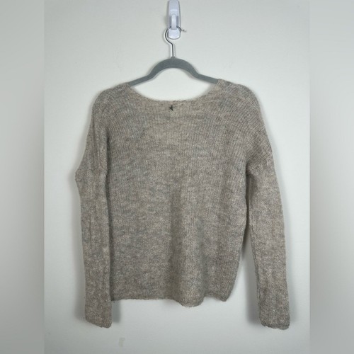 Suéter Sud Express Mezcla Mohair Alpaca Gris Tostado Talla Pequeña Usado en Excelente Condición - Imagen 6 de 7