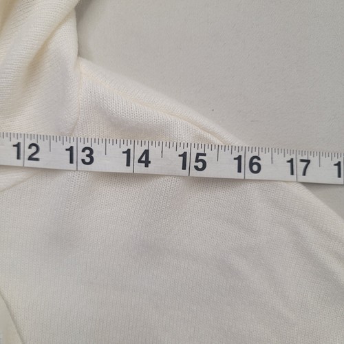 NWT Calvin Klein Sweater Ivory Cropped Hooded Long Sleeve Relaxed Pullover L - Bild 11 von 20