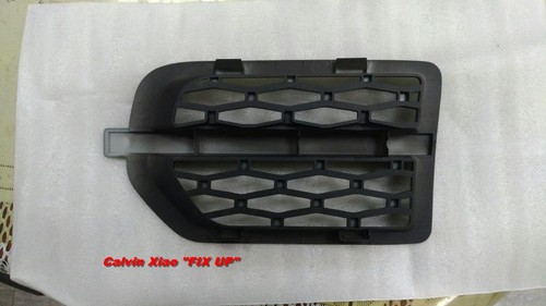 MIT MATT BLACK SIDE VENT GRILLE FOR LAND ROVER L319 DISCOVERY 3 2004-2009 - Picture 4 of 4