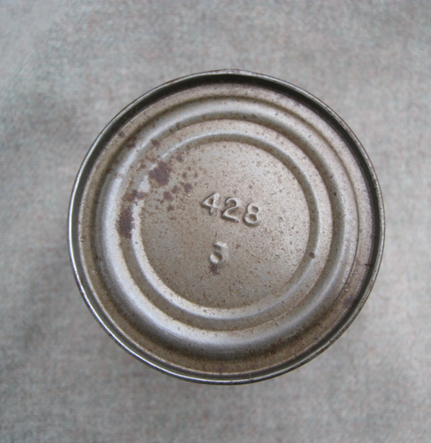 Vintage 50er Jahre ? 3 MINUTEN POP CORN BLECHDOSE WEISS KNALLMAIS VERSIEGELT VOLL UNGEÖFFNET - Bild 9 von 11