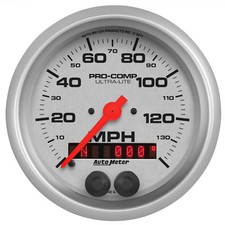 AutoMeter 4480 Ultra-Lite Speedometer Gauge 3-3/8 in., GPS