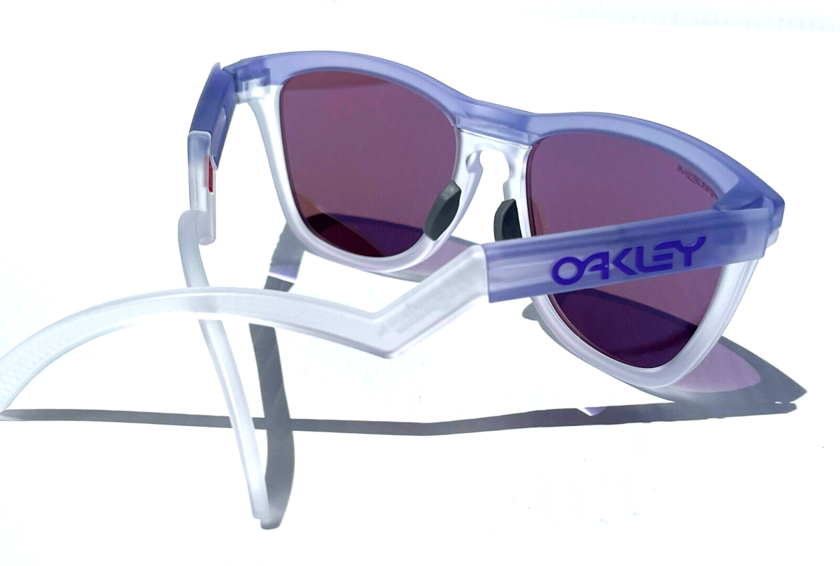 Oakley FROGSKINS Hybrid Matte Lilac & Clear PRIZM Violet Lens