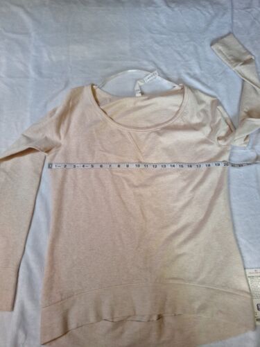 Lululemon Meditate Womens Heathered Dune /Hdun Pullover Size 8 - Picture 4 of 18