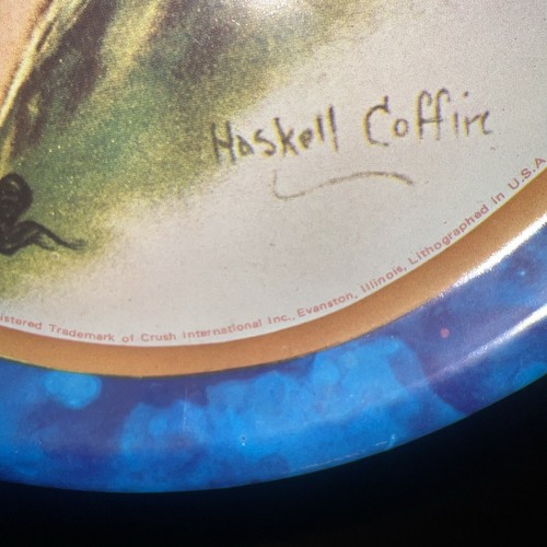Vintage DRINK HIRES The Honest Root Beer 10.5x13" Oval Metal Tray Haskell - Picture 7 of 8