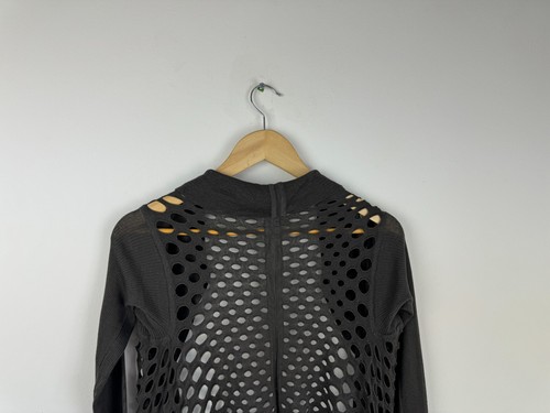 Rick Owens SS08 Creatch Open Knit Cropped Cardigan Sweater Size Small - Picture 3 of 11