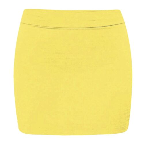 Ladies Stretch Jersey High Waisted Tube Womens Summer Office Pencil Mini Skirt - Picture 12 of 31