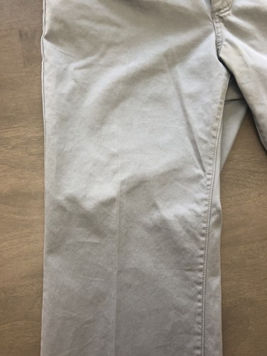MENS LL BEAN 36 X 29 KHAKIS CHINOS PANTS LIGHT BLUE STANDARD FIT COTTON - Picture 3 of 17