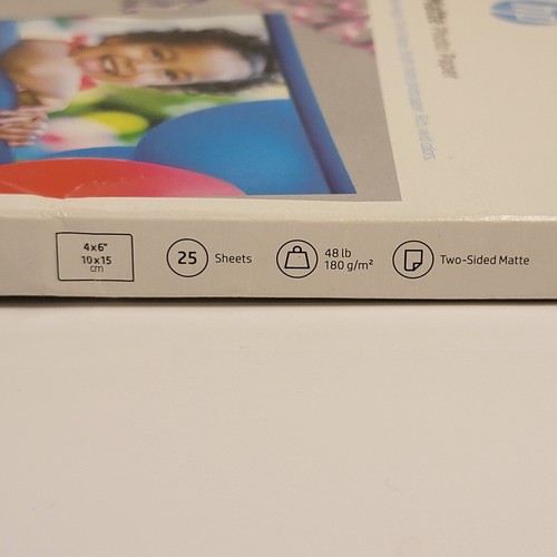 HP mattes Fotopapier | 25 Blatt | 4" x 6" | Außergewöhnliche Qualität - Bild 2 von 4