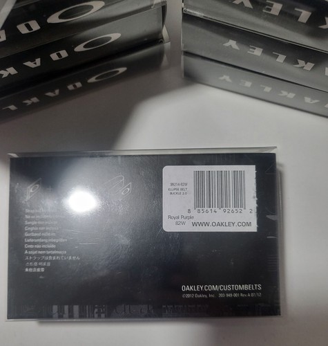 Menge 9 Oakley Ellipse Gürtelschnalle 2.0 Royal Purple x Metall eingestellt selten - Bild 2 von 2