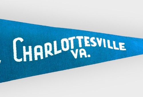 "Banderín de fieltro de colección Monticello Thomas Jefferson Charlottesville Virginia 5,5""x18" - Imagen 3 de 6