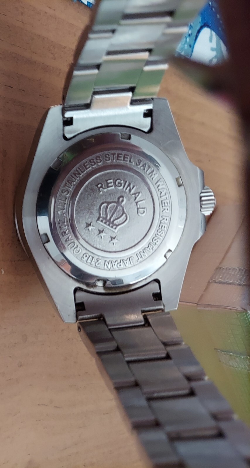 REGINALD Superlative Chronometer Silver Tone Roun… - image 4