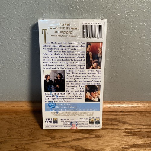 Sleepless in Seattle (VHS, 2000) Brand NEW Meg Ryan & Tom Hanks Special Edition - Picture 2 of 2