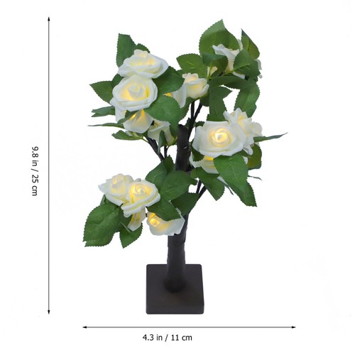 Light Up Rose Tree Rose Tree Night Light Rose Bonsai Tree Light - Picture 9 of 12