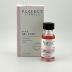 Perfect Formula Pink Gel Coat (Nail Care) Brightens & Strengthen 0.60oz New