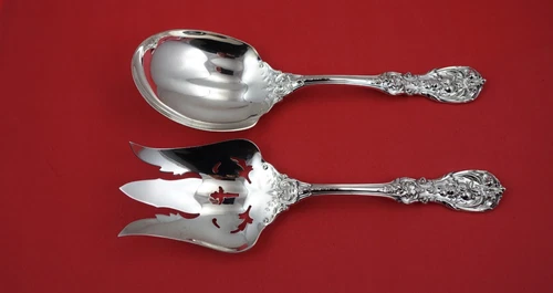 Francis I old by Reed and Barton Sterling Silver Salad Serving Set AS 9 1/4"