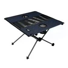 Cascade Mountain Tech Ultralight Camping Table, Dual Cup Holders