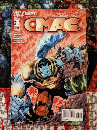 O.M.A.C.  #1 #2 #3 #4 #5 #6 #7 #8 COMPLETE 2011 NEW 52 DC COMICS (3BY) - Picture 2 of 13
