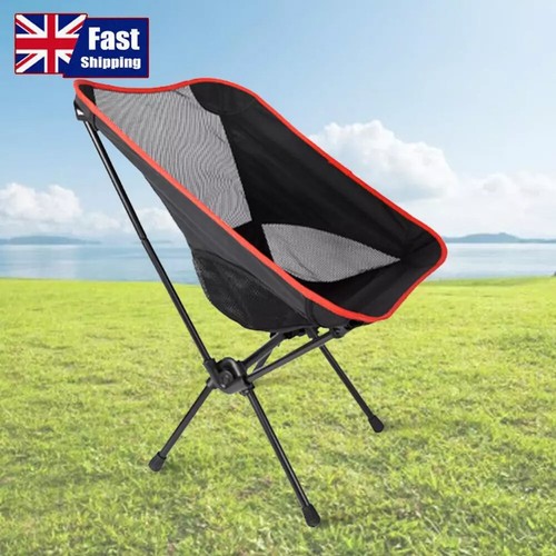 130KG Portable Camping Chair Lightweight Folding Beach Chair Outdoor Barbecue - Picture 9 of 10