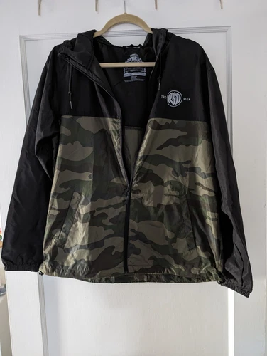 Roland Sands Design Casual Windbreaker Jacket Size Medium Black And Camo RSD - product listing photo