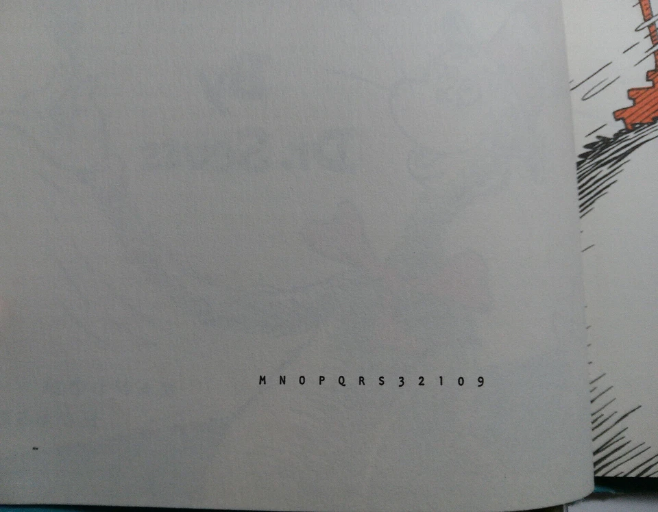 Scarce 1st State 1st/1st Ed ~The Cat In The Hat ~ Dr. Seuss RARE NO COPYRIGHT - Image 3 of 4