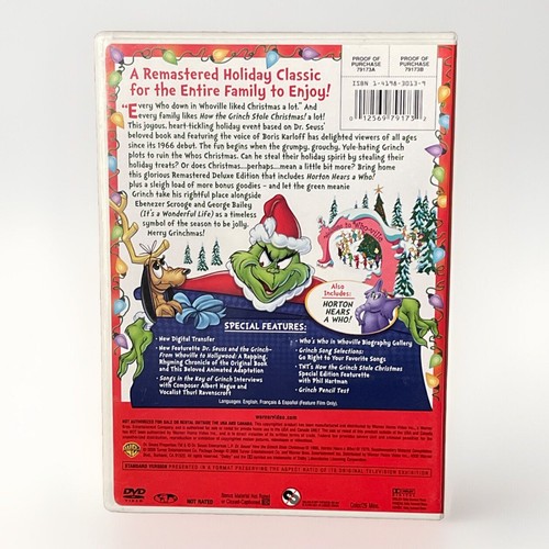 How the Grinch Stole Christmas (DVD, 2006, 50th Birthday Deluxe Edition) - Picture 2 of 2