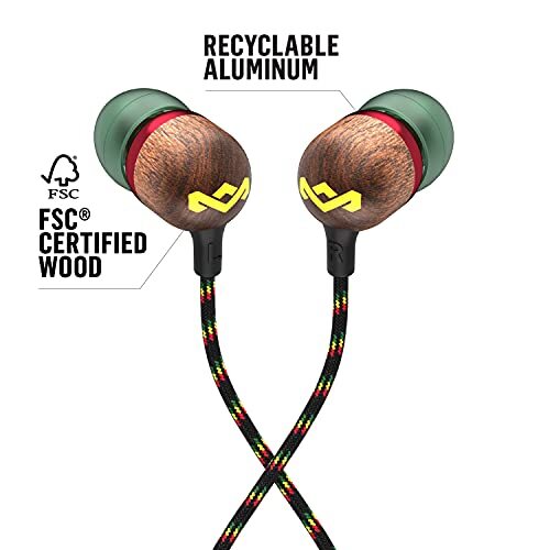 House of Marley Smile Jamaica In-Ear Headphones - Assorted Colour Names - Picture 13 of 34