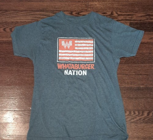 camiseta pequeña whataburger nation what a burger texas 19 pulgadas pit2pit - Imagen 2 de 3