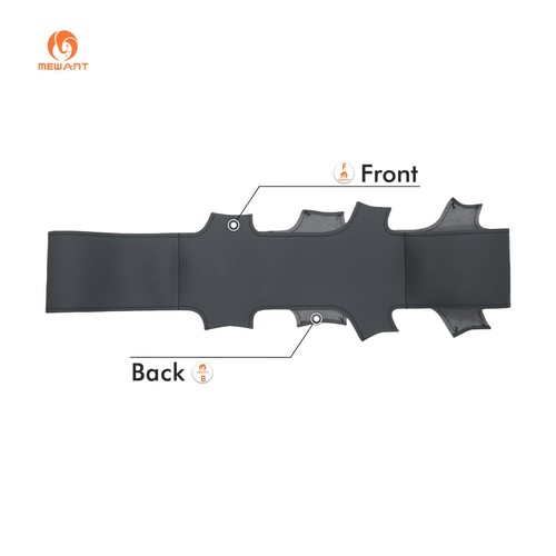 MEWANT Hand Sew Black Artificial Leather Steering Wheel Cover for Scania P G R T - Foto 10 di 10
