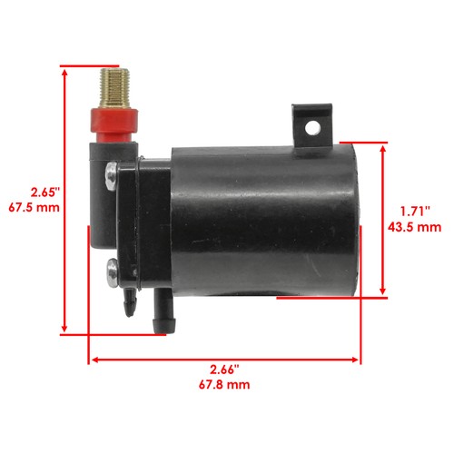 Fuel Primer Choke Solenoid for Omc Johnson Evinrude 0437233 0437238 - Picture 2 of 8