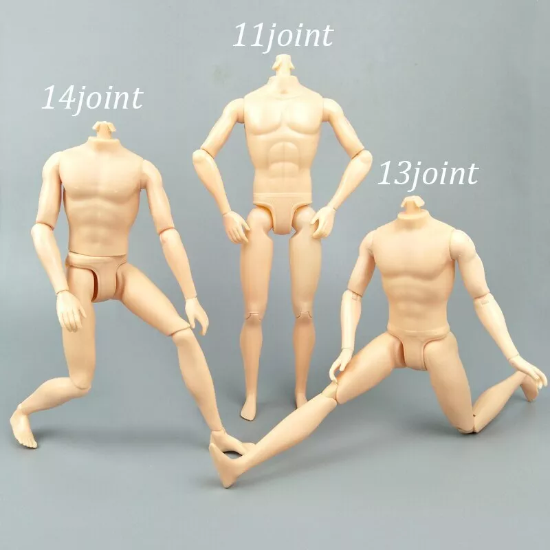 Male Female Joints Body for Doll Joints Movable Quality Doll Body for 1/6  Heads