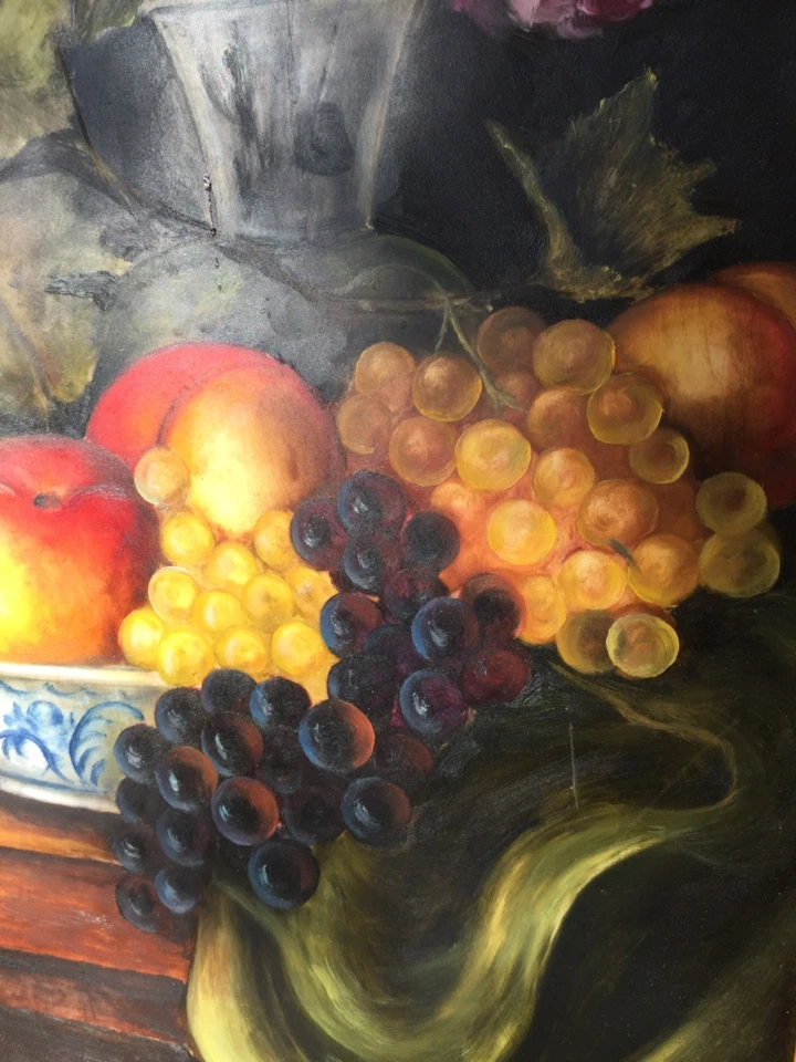 Bodegón pintura al óleo original Foto 3 de 4