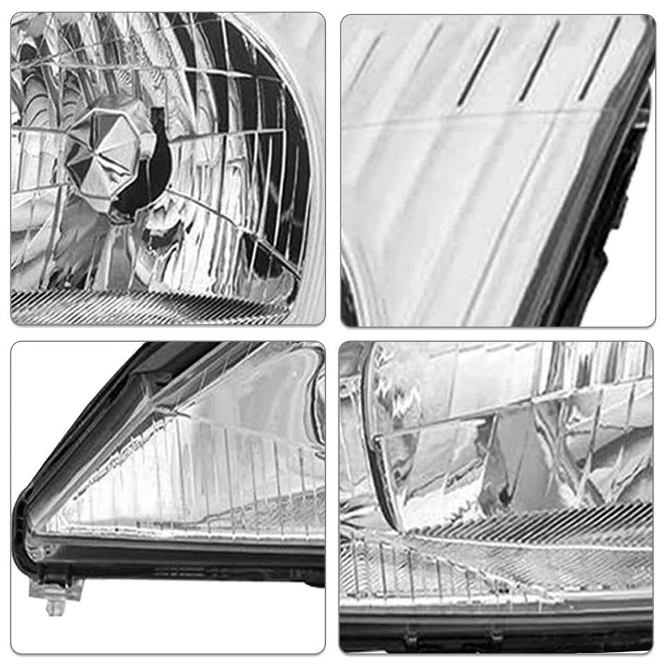 Faros cromados transparentes izquierda+derecha para Ford Focus 2000-2004 estilo OE 2 piezas 00-04 Foto 3 de 4