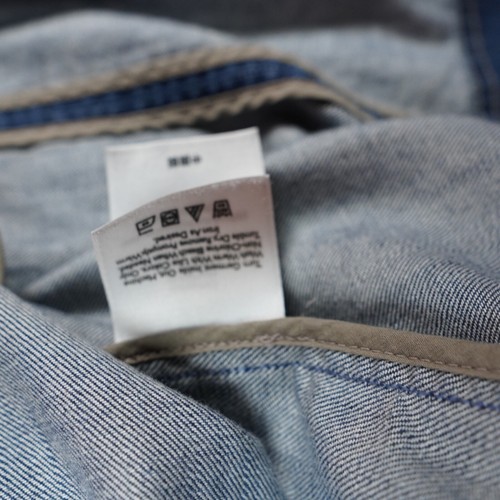 Vintage Eddie Bauer Kleid Damen Medium Tall Blau Denim Langarm Reißverschluss Midi - Bild 16 von 18
