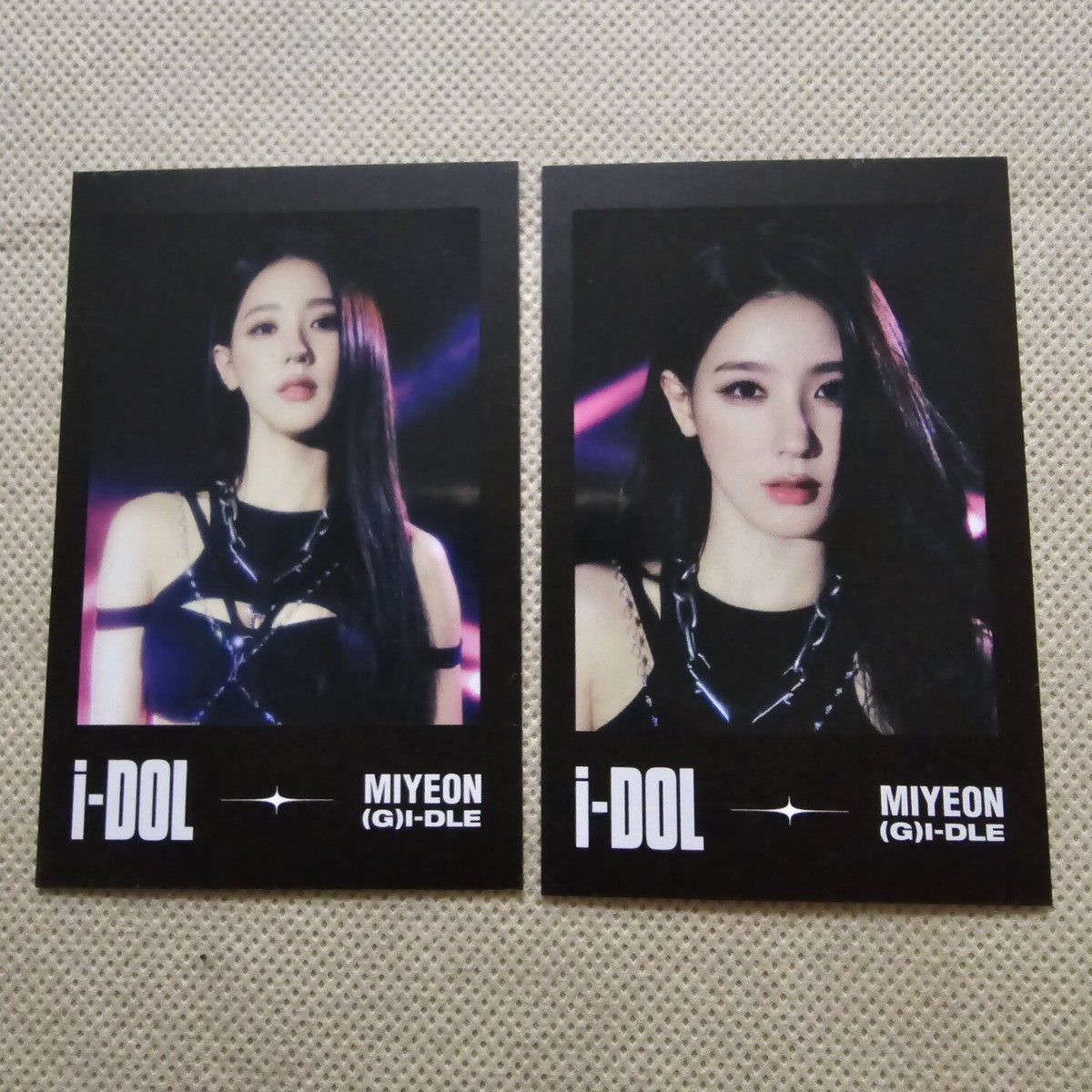 G) I-DLE 2024 World Tour i-DOL CUBE POB OFFICIAL MD POLAROID