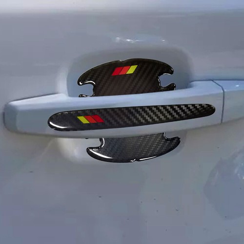 8PCS Car Door Handle Bowl Anti Scratch Sticker Protector Cover Accessories Trims - Picture 11 of 11
