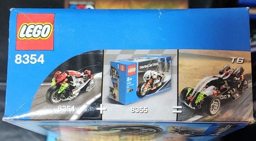 LEGO Racers 8354 Exo Force Bike Night Racer Pullback Motor Nuevo Sellado - Imagen 4 de 5
