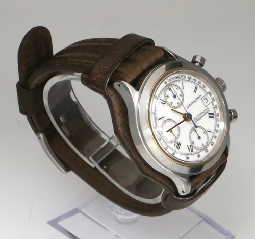 Hamilton 9940 Swiss Watch 38mm Automatic Chronograph Men's Watch - Picture 2 of 11