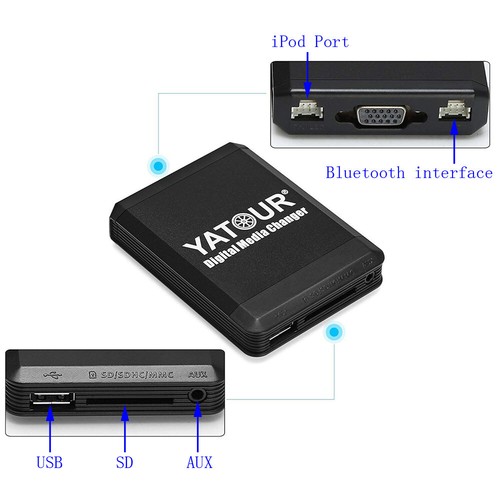USB SD AUX iPod Schnittstelle für Volvo SC-XXX Radio SC815 SC816 SC836 SC900 SC901 - Bild 8 von 24