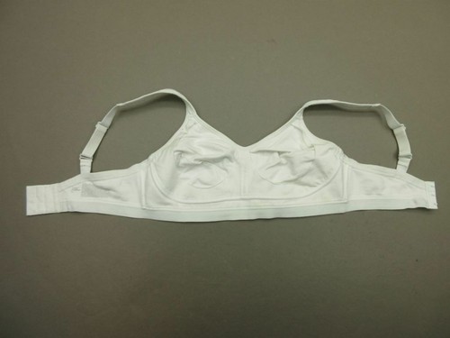 38D JMS Womens White Wireless Unpadded Back Closure Full Coverage Bra 5M - Picture 6 of 6