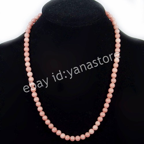 6mm Natürlich Mehrfarbig Edelstein Jade Rund Perlen Halskette Modeschmuck 18-36" - Bild 106 von 141