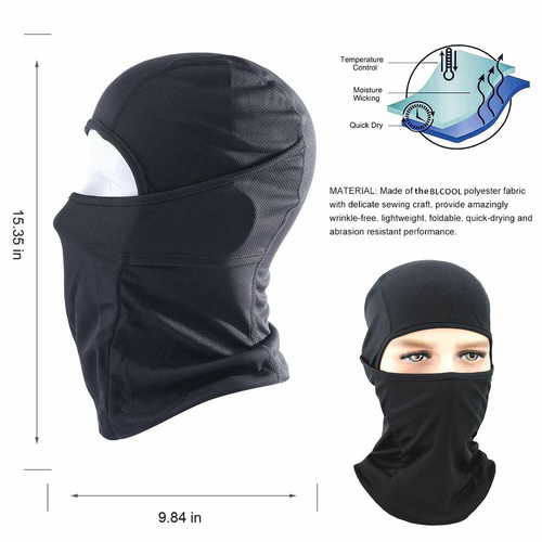Tactical Balaclava Ski Full Face Mask for Men Women Motorcycle Hunting Hat - Picture 3 of 28