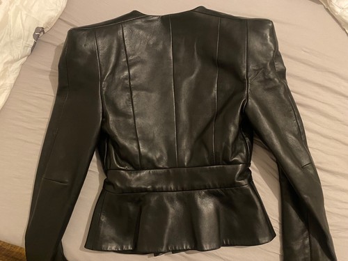Balmain leather jacket blazer - size FR38 - Picture 3 of 11