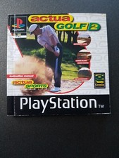 Actua Golf 2 : Playstation 1 Instruction booklet with front and back inlays only