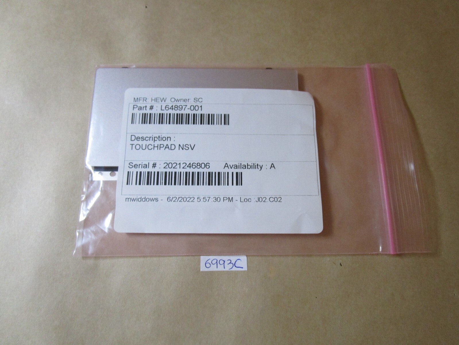 L64897001 HP Touchpad eBay