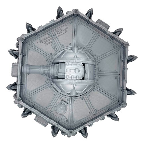 Giant Grimdark Gothic Artillery Gun Fortification 28mm Wargaming Terrain Scenery - Bild 8 von 10