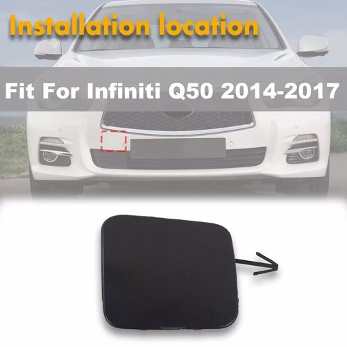1Pcs Front Bumper Tow Hook Eye Cover Cap 622A1-4GA0A For Infiniti Q50 2014-2017 - Picture 2 of 10